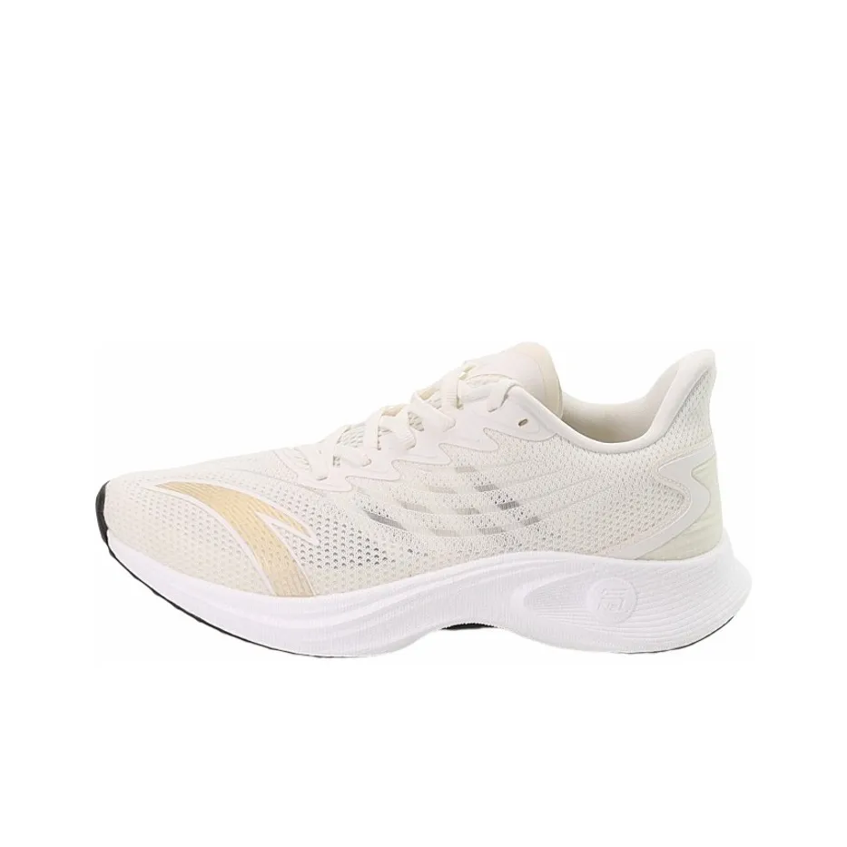 Anta MACH 2.0 Cushioning Anti Slip And Wear Resistant Low Top Nitrogen Technology Running Shoes Men's White