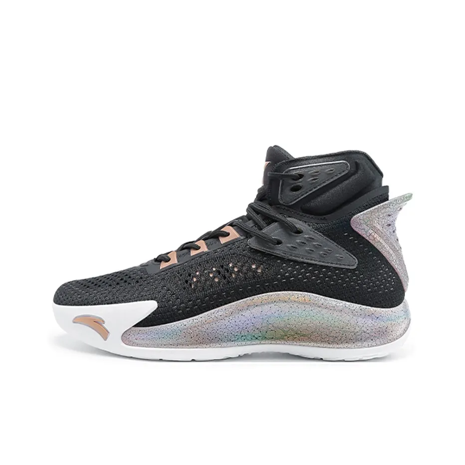 ANTA KT5 Thompson Have fun Высокие Баскетбольные Кроссовки Мужские Черный Золото