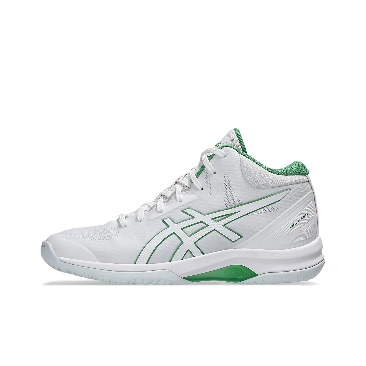 Asics LADY GELFAIRY 9 Mid Top Basketball Shoes Women's White Green