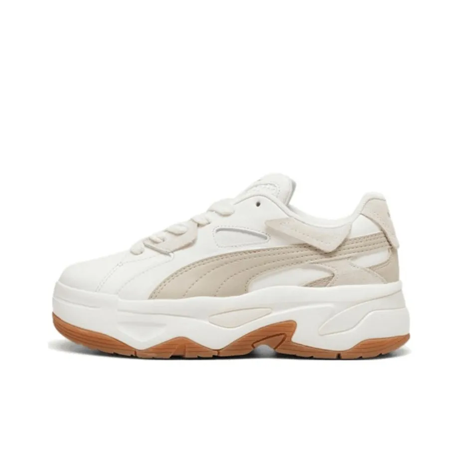 PUMA BLSTR SURREALC Abrasion Resistant Low Top Casual Shoes Women's Khaki White