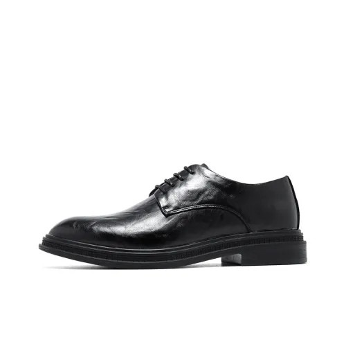 Beidouniao Мужские повседневные туфли Low Top Черные для мужчин