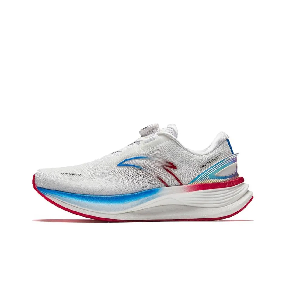 Anta Champion 3rd Gen PRO Abrasion Resistant Low Top Casual Running Shoes Men's White Blue Red