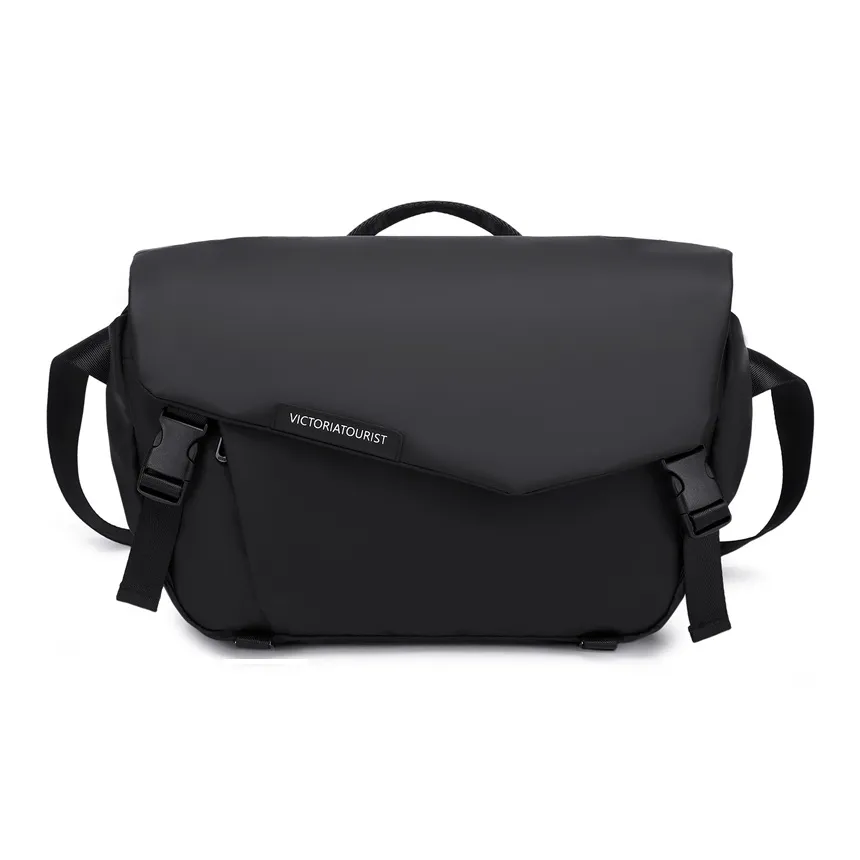 Victorian Traveler Membrana Dermalis Messenger Bag, Shoulder Bag Tubas Men's Black