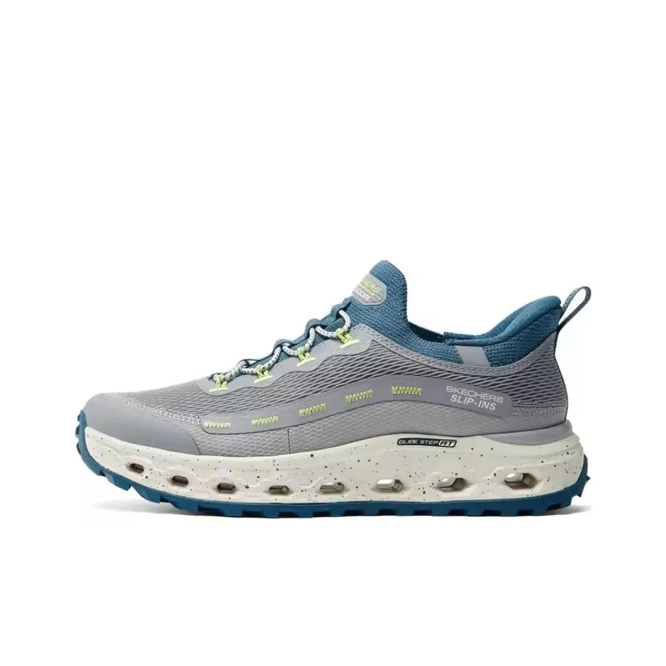 Skechers OUTDOOR Low Top Casual Shoes Women's Gray Blue