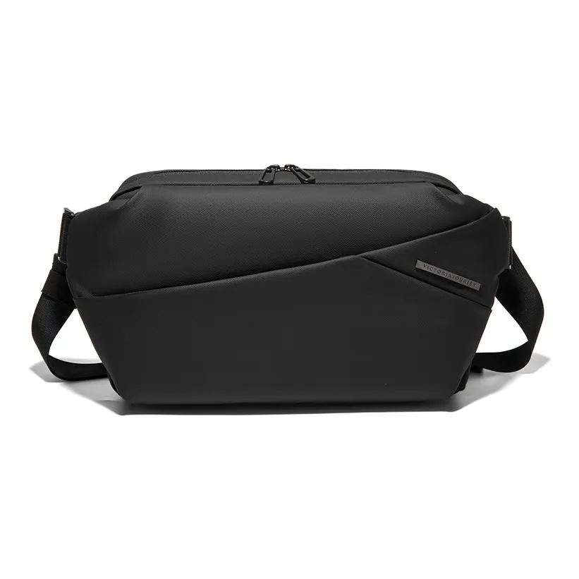 Victorian Traveler Membrana Dermalis Messenger Bag, Shoulder Bag, Crossbody Bag Regular Men's Black