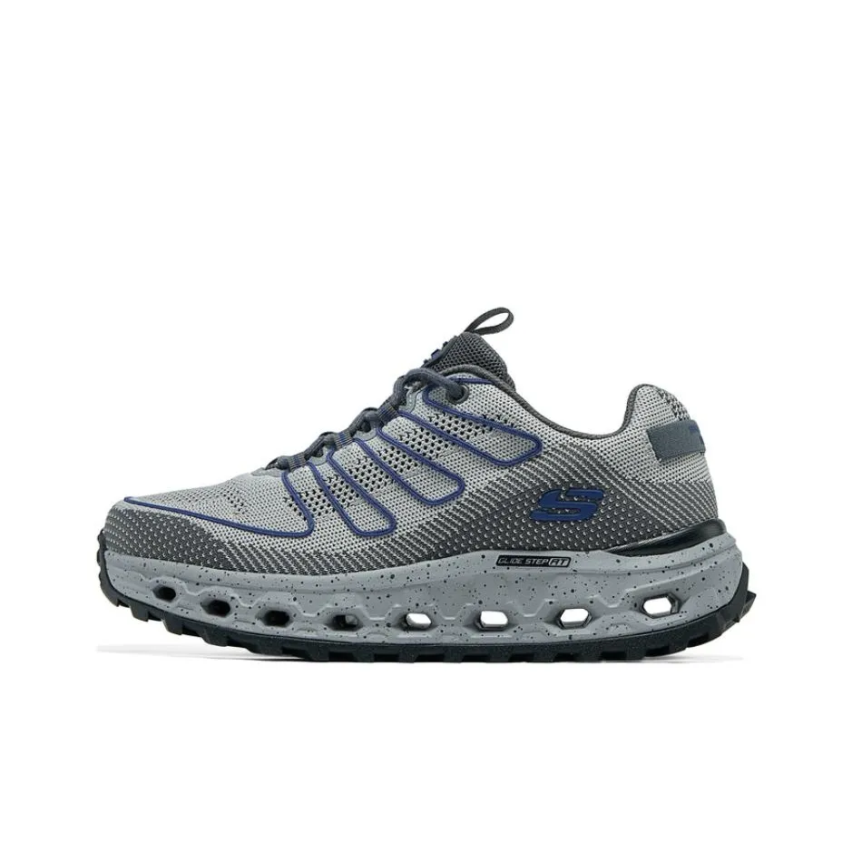 Skechers GLIDE STEP AT Low Top Альпинистская обувь Мужская Серый Синий