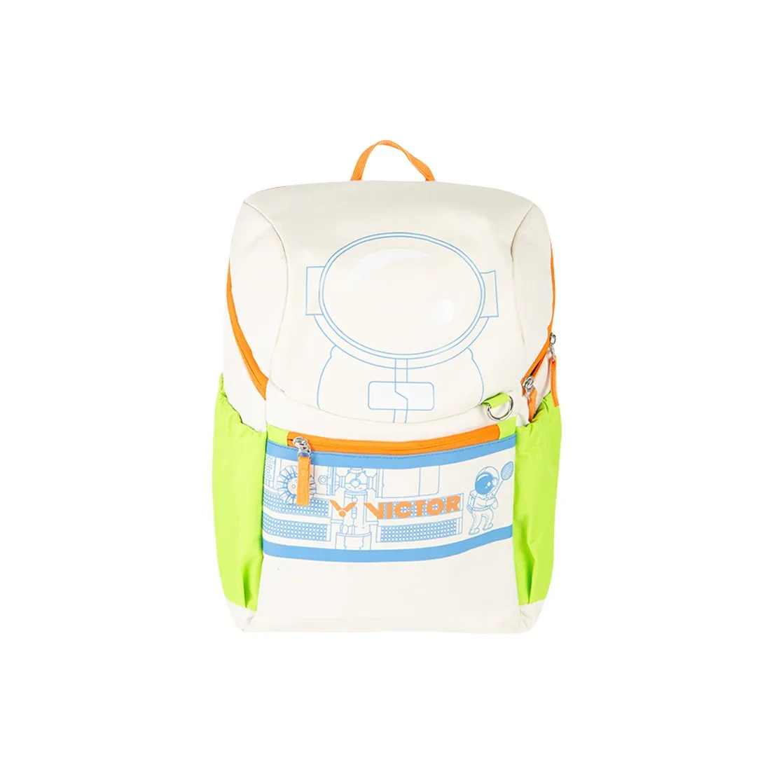 VICTOR Badminton Racket Bags Holds 2 Pcs Fashion Trend Sporty Style Backpack Unisex Side Storage Pocket Front Pocket