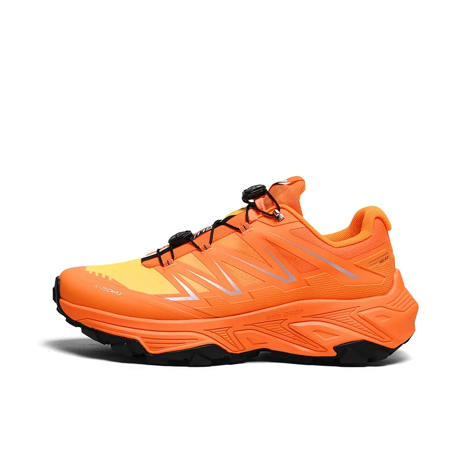 GLUNA Пара Супер Critical Наполнитель Трейлраннинг Походная обувь Активный Солнечно-оранжевый