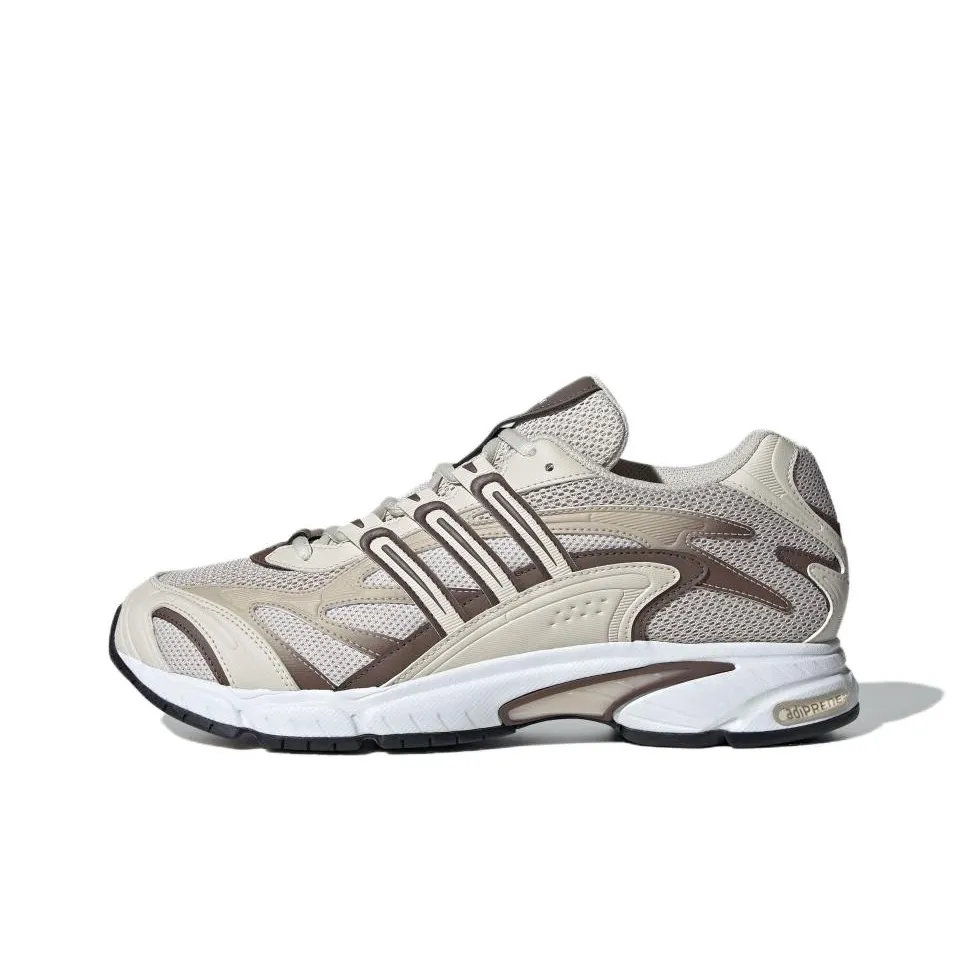 Adidas Temper Run 2,0 Slip-resistant Abrasion-resistant Low Top Casual Unisex Brown Gray Adidas Temper Run 2,0 Противоскользящий Устойчивый к истиранию Низкий Топ Повседневный Унисекс Коричневый Серый