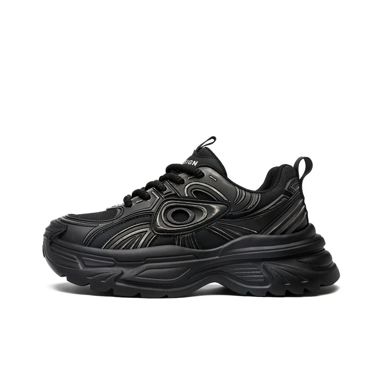 MILLIE'S Low Top Chunky Sneakers Men's Black
