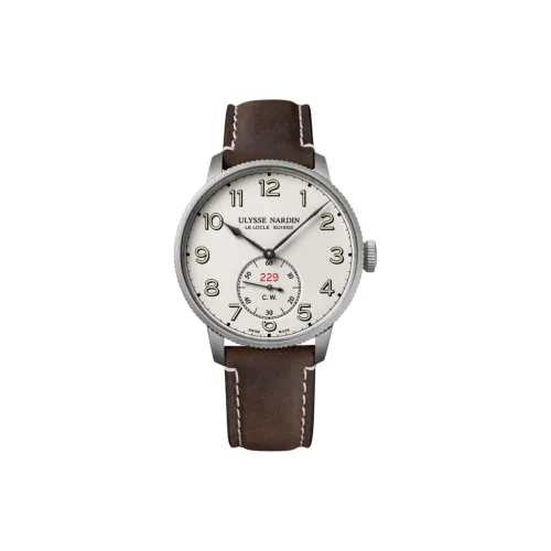 ULYSSE NARDIN Автоматический Механический Движение Мужские Nautical Collection Часы 44 мм Белый