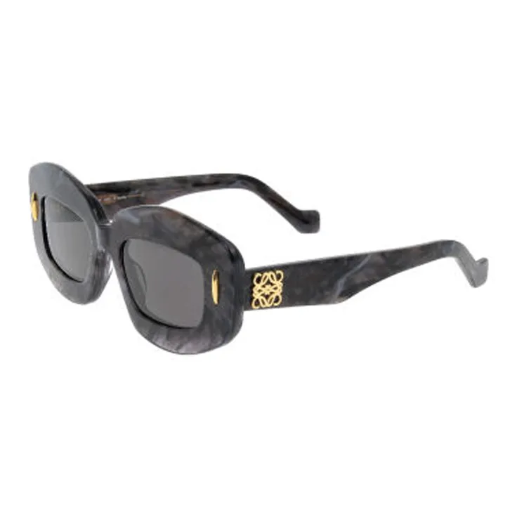 LOEWE Ацетат Прямоугольные Солнцезащитные очки Женские Серые