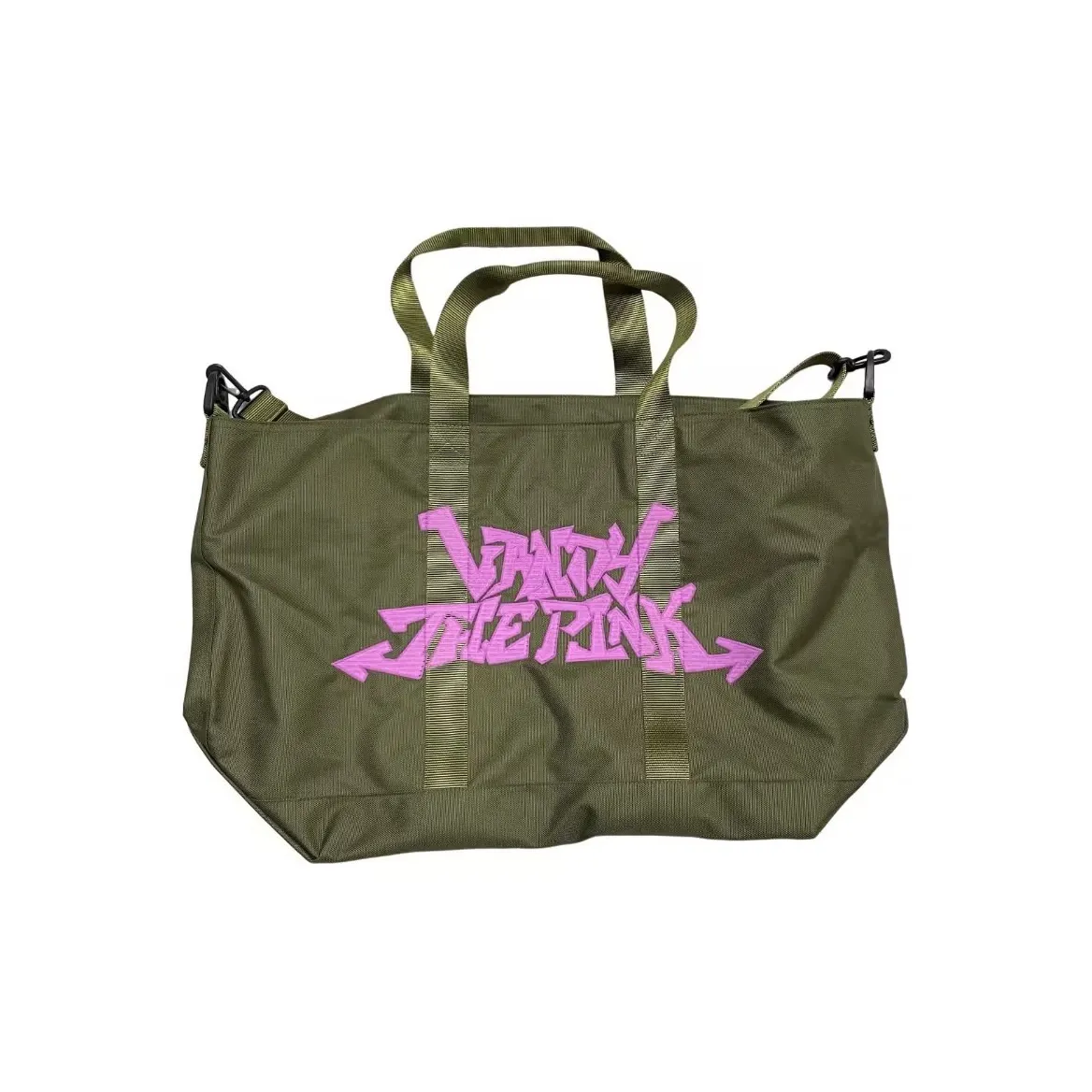 Vandy The Pink Canvas Tote Bag Shoulder Bag Crossbody Regular Unisex Dark Green Vandy The Pink Холщовая сумка-тоут сумка через плечо обычная унисекс темно-зеленая