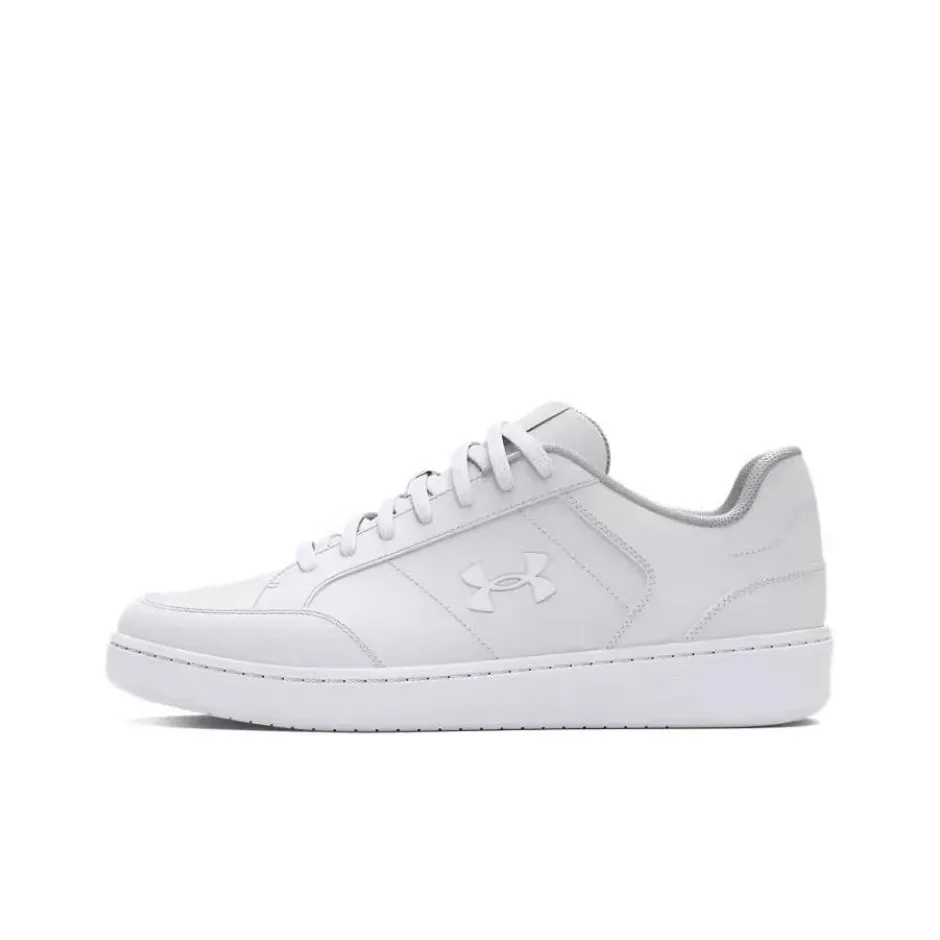 Under Armour Anti Slip Wear Resistant Low Top Casual Shoes Men's White