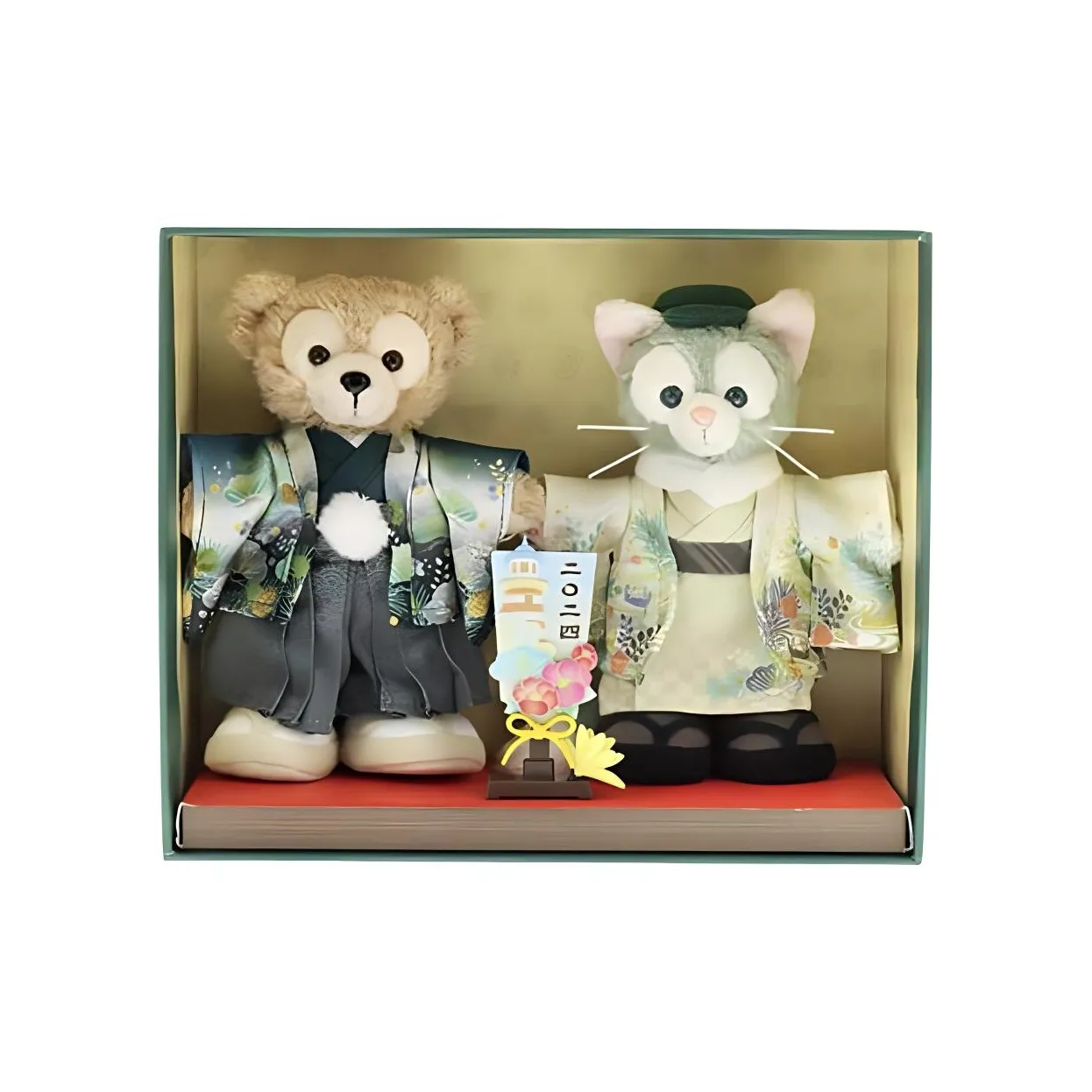 Disney Джелатони Даффи Tokyo Disney Ограниченная серия Весенний фестиваль Даффи Джелатони Кукла в кимоно Плюшевая кукла 17 см Высота