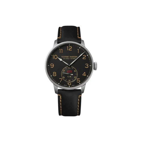ULYSSE NARDIN Автоматический Механический Движение Мужские Nautical Collection Часы 44 мм Черные