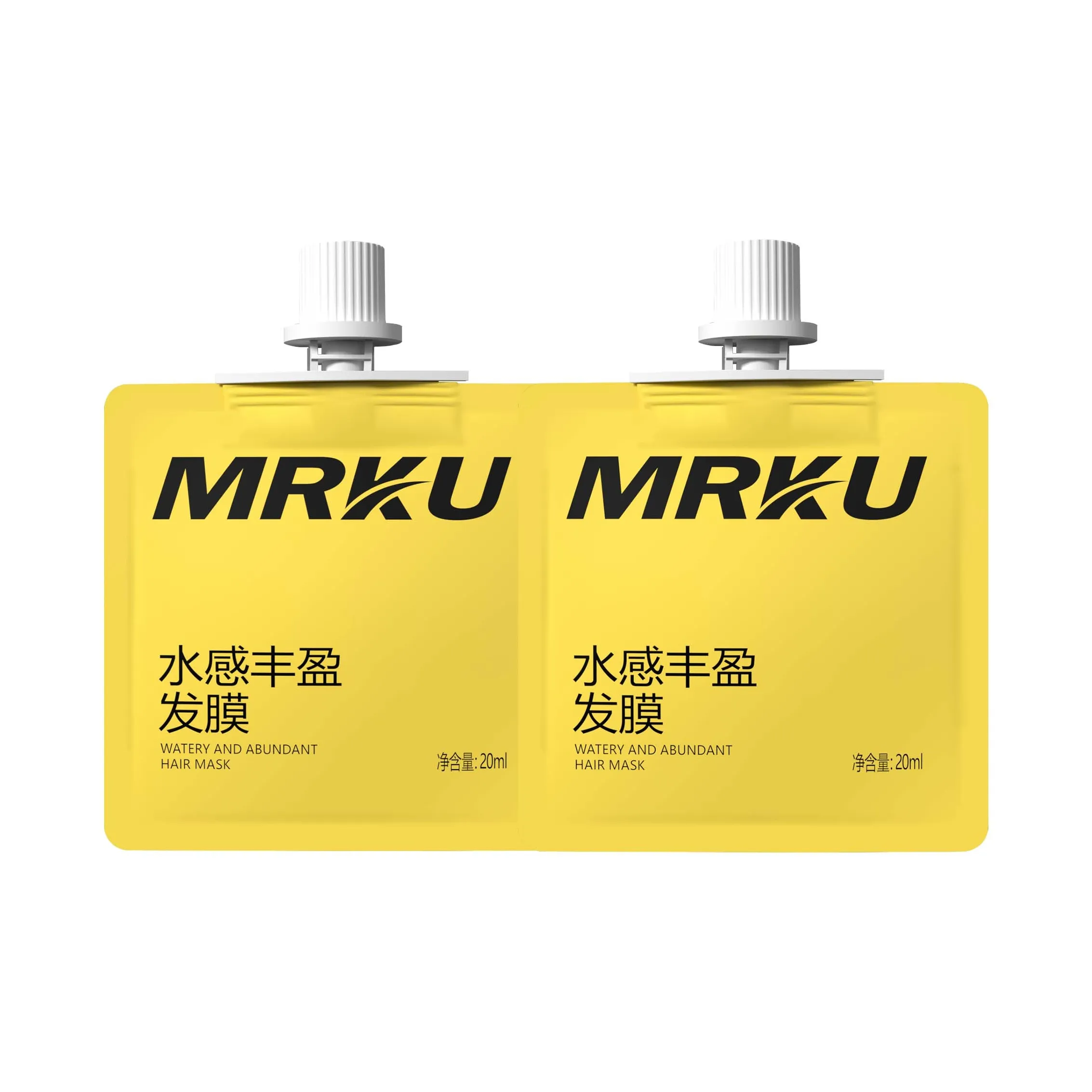 MRKU Aquatic Полная Маска для Волос Гладящая Уход за Поврежденными Волосами Восстанавливающая Увлажняющая Блестящая Контроль Пушистости