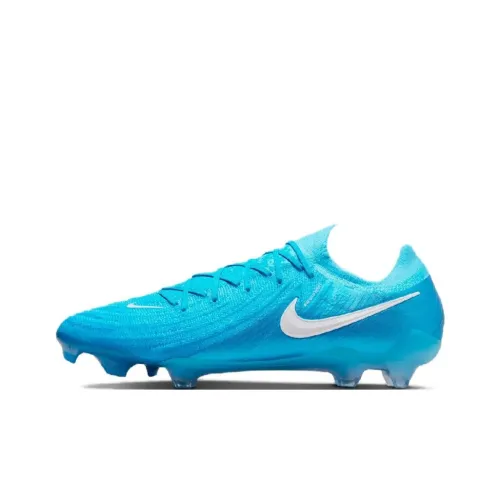 NIKE Phantom GX 2 Elite Футбольные бутсы Низкие Синий с Белым Lettering для Мужчин