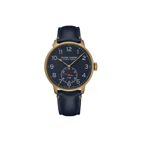 ULYSSE NARDIN Автоматический Механический Движение Мужские Nautical Collection Часы 44 мм Синий