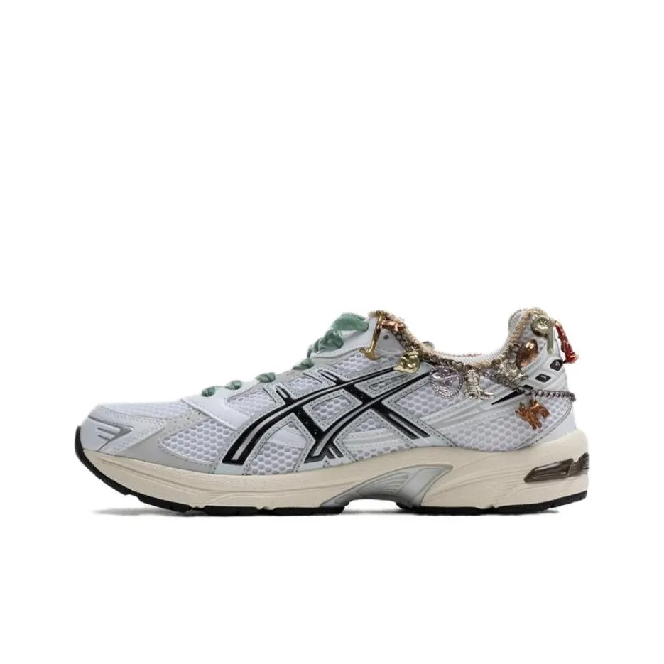 Bentgablenits x Asics Gel 1130 Low Top Casual Running Shoes Men's White Black