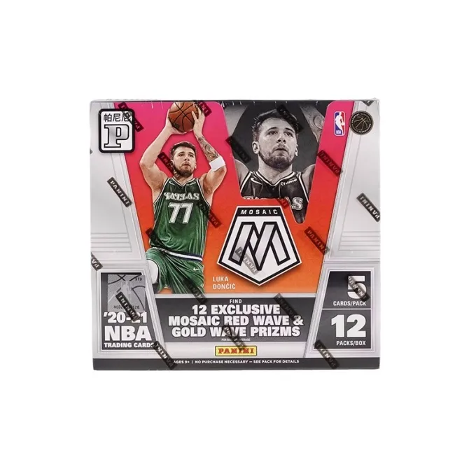 PANINI NBA Player 2020 21 Мозаика Баскетбол Универсальные карточки Звезда Карточки Азиатское EDITION Спортивные карты Целая коробка