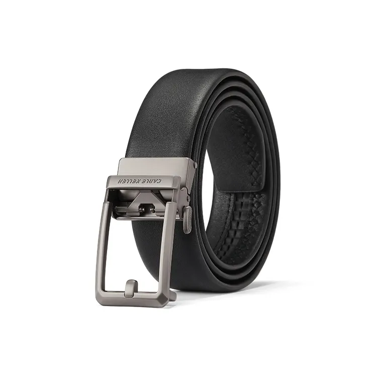 CARLE KELLEN Премиум игла Пряжка Автоматическая застежка Повседневный ремень Телесная коровья кожа Ремни Мужской 3,5CM