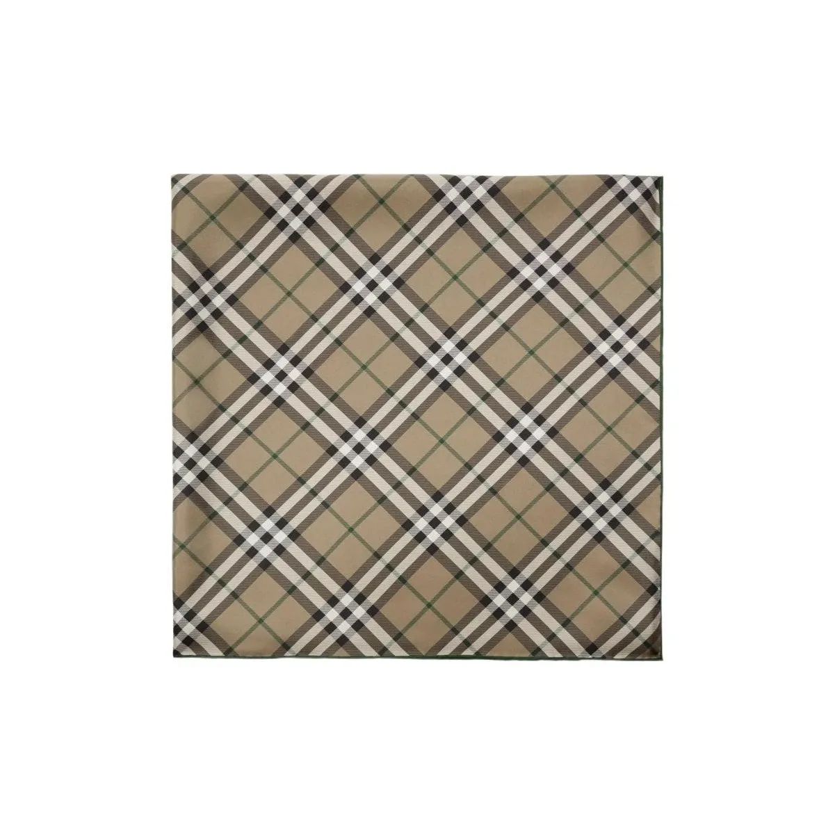 Burberry Checkered Silk Scarf