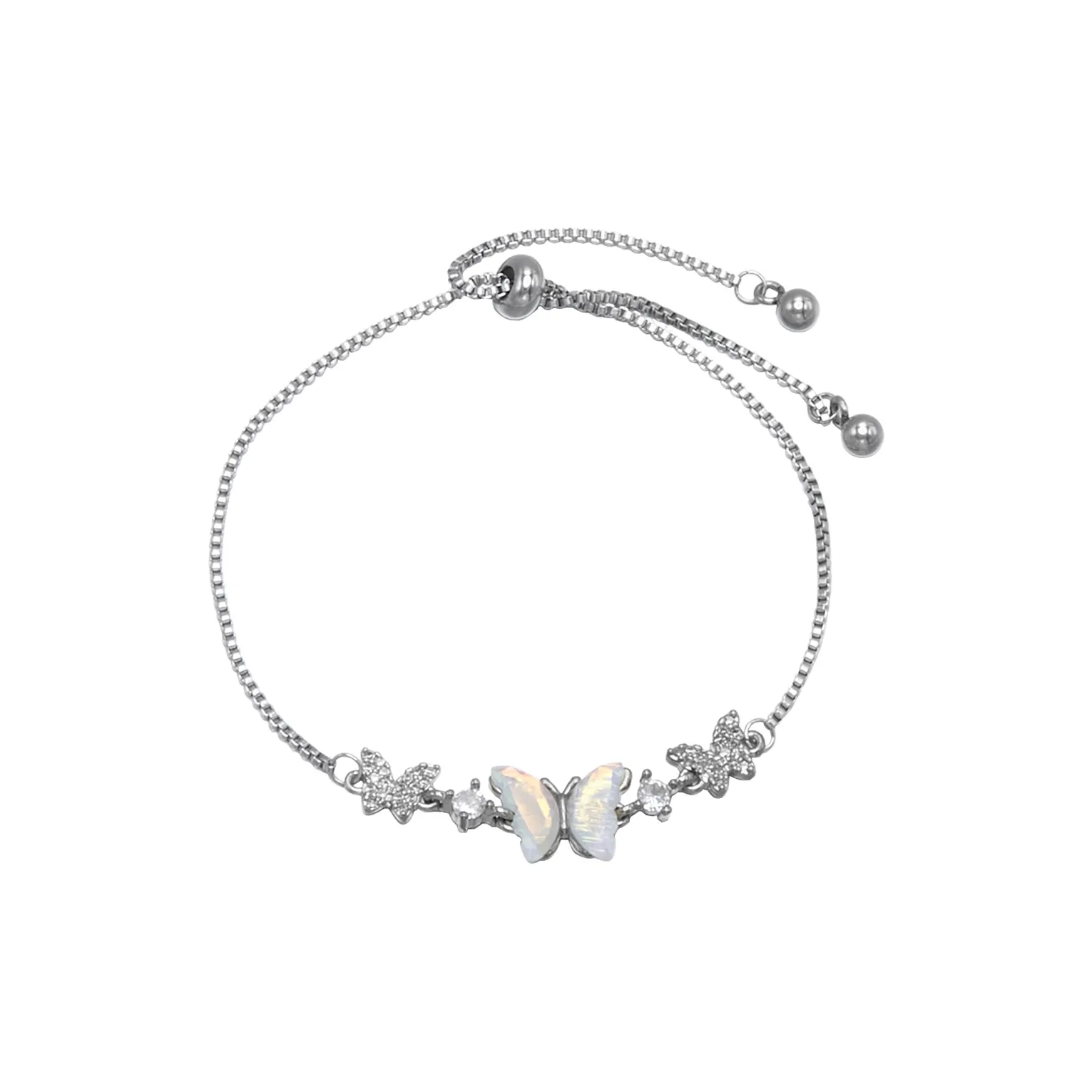 CLARKIA FLOWER Титановый стальной браслет Женское серебро