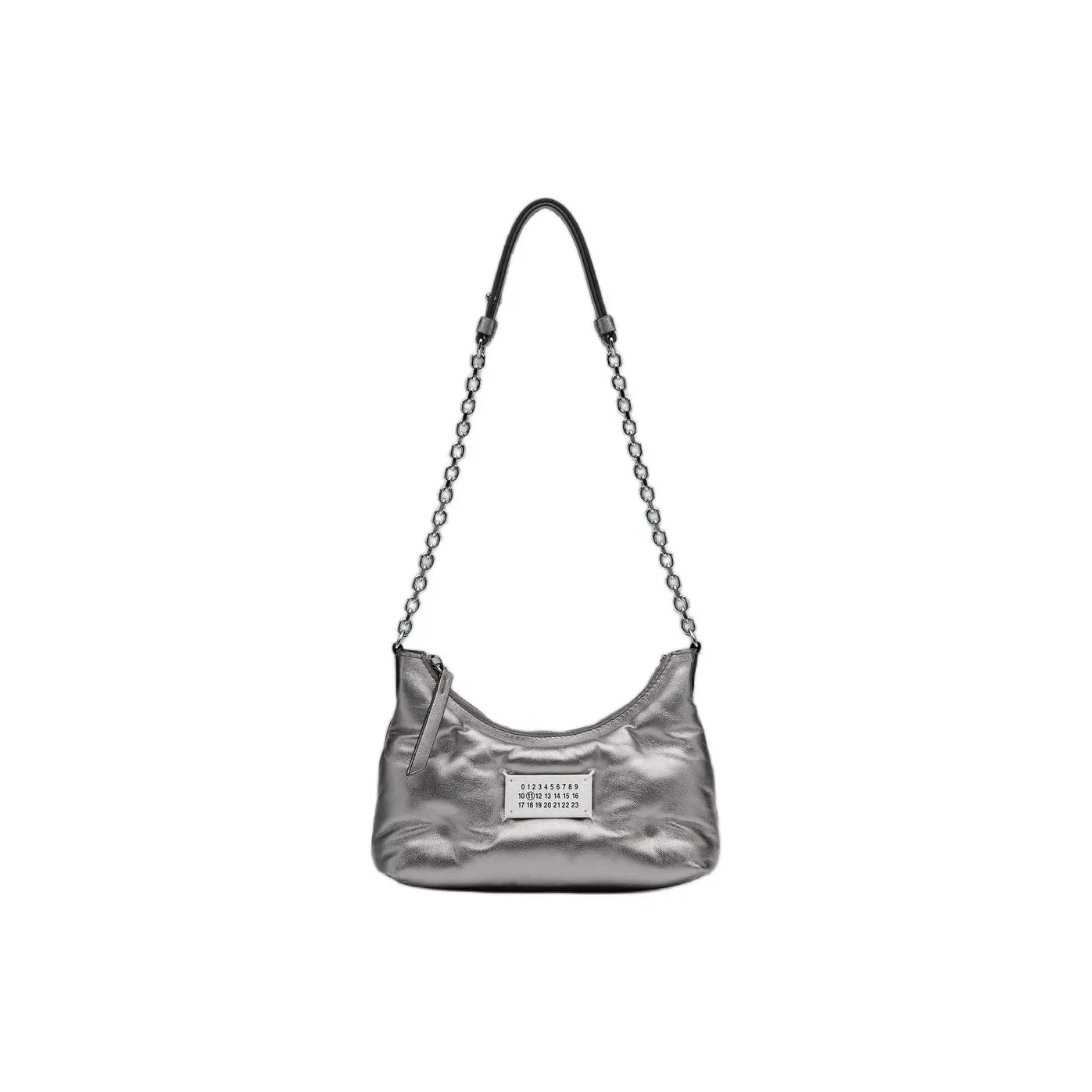 Maison Margiela Glam Slam Micro Hobo Bag Women's Silver