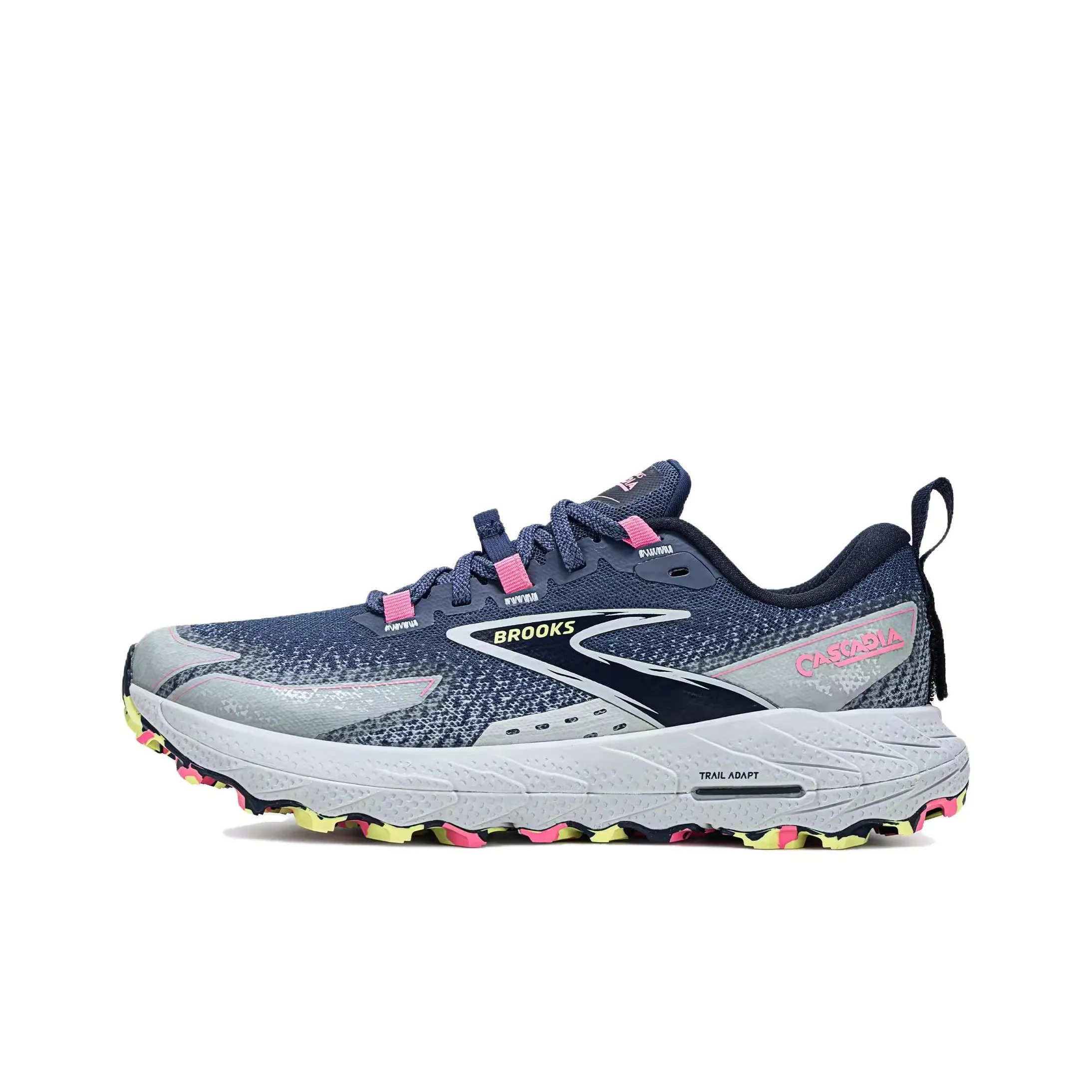 Brooks Cascadia18 Slip-resistant Abrasion-resistant Low-top Беговые кроссовки Женские Blue Gray