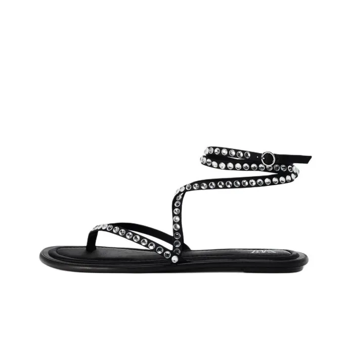 らら Step Up Your Style: The Best Zara Leather Lace-Up Sandals of
