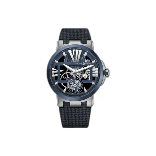 ULYSSE NARDIN Автоматический Механический Часы Мужские 43 мм с Вырезом
