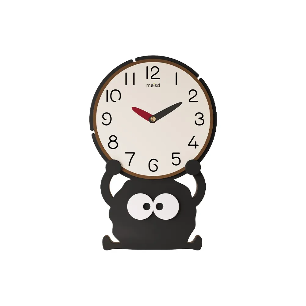 Meishida Механизм с плавным ходом секундной стрелки Настольные часы Унисекс Бежевый Циферблат часов