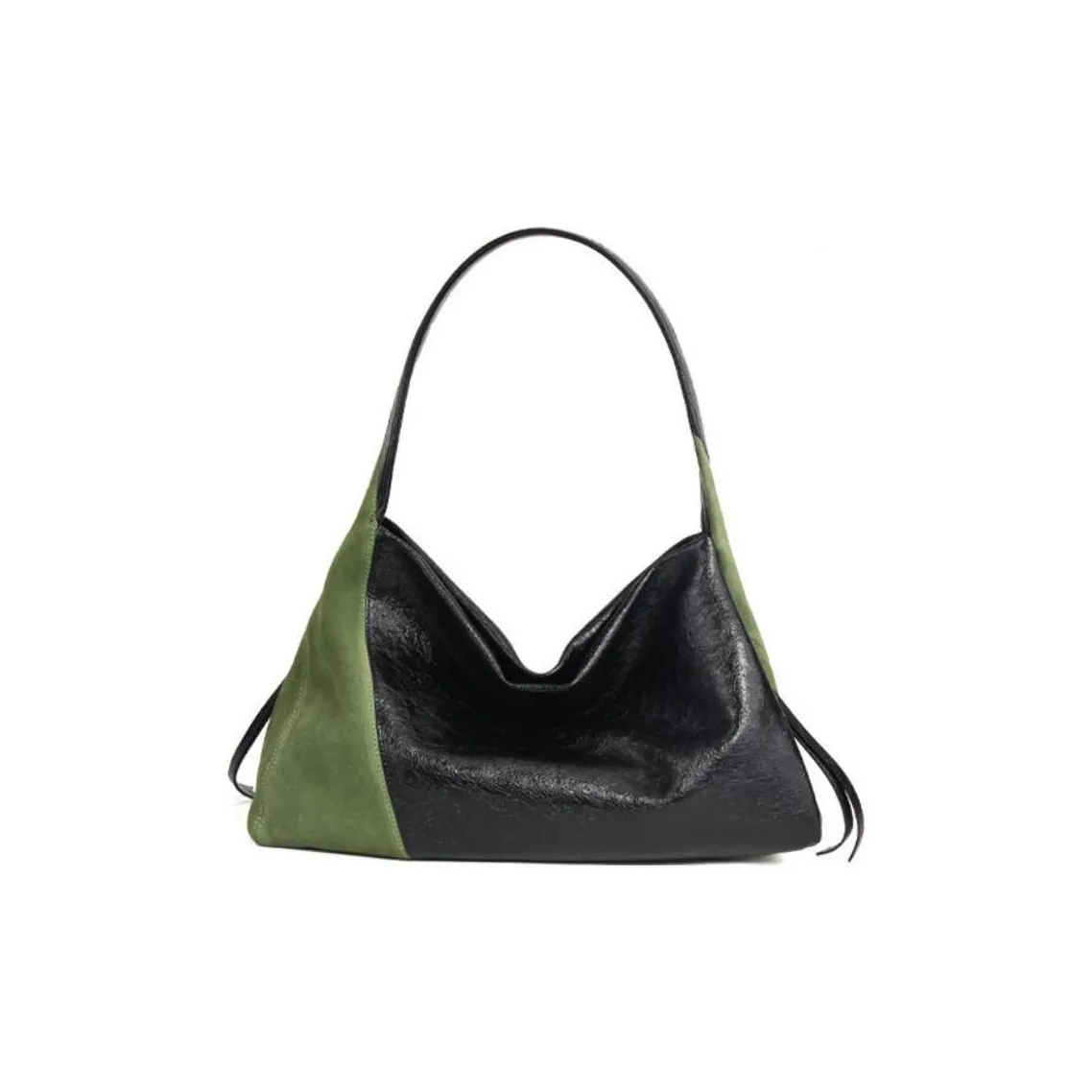 YOCAMU Сумка-тоут из коровьей кожи сумка для покупок сумка через плечо большая женская черная и зеленая хаки
