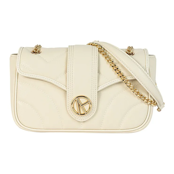 VANESSA HOGAN Бренд Twill Дизайн Сумка через плечо Женская Экрю Черный