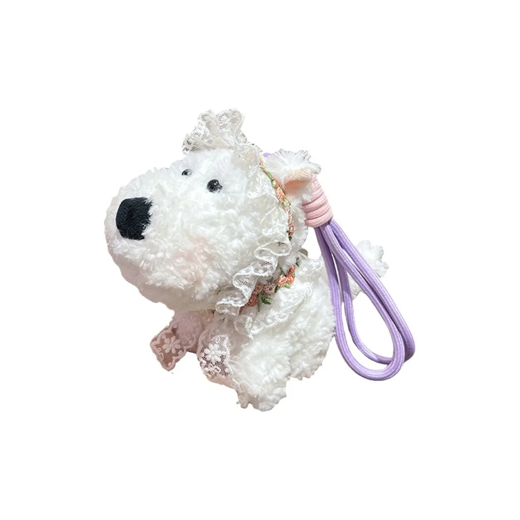 ZHUOQU Милый Вест-хайленд Белый Терьер Щенок Кукла Плюшевая Подвеска Высота 16 см