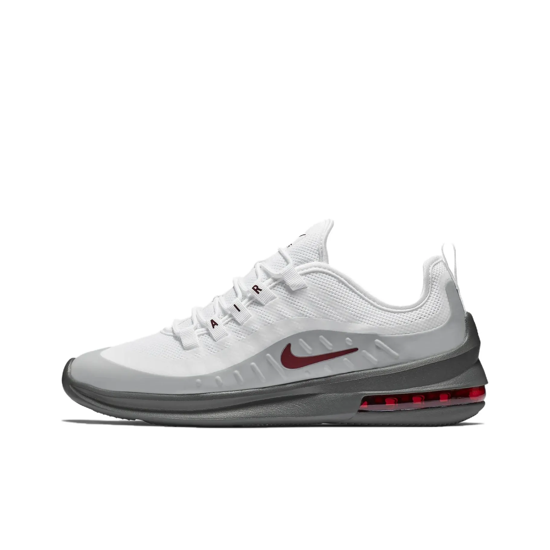 Nike Air Max Axis Breathable Low Top Casual Running Shoes Men's White Gray