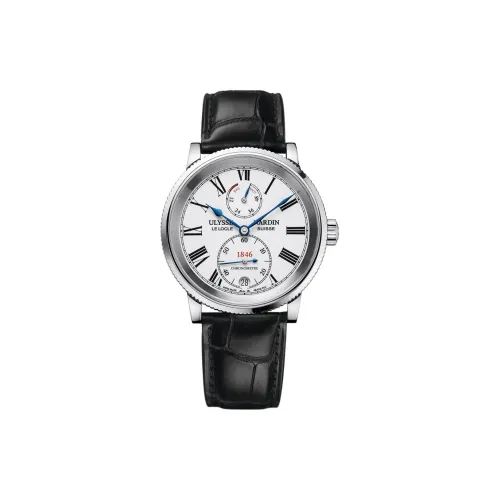 ULYSSE NARDIN Автоматический Механический Движение Мужские Часы 41 мм Белый
