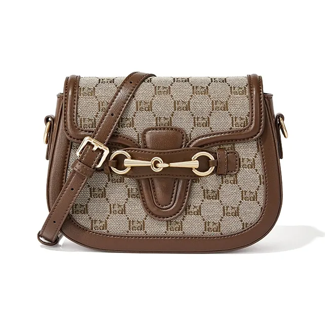 RED DRAGONFLY Fabric Crossbody Bag Regular Women's Coffee