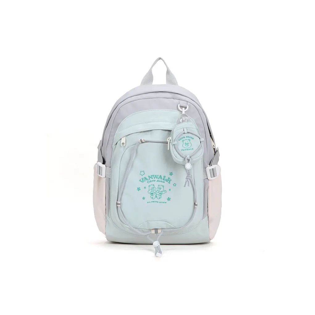 VANWALK CareBears Collaboration Polyester Backpack Large Size Unisex
