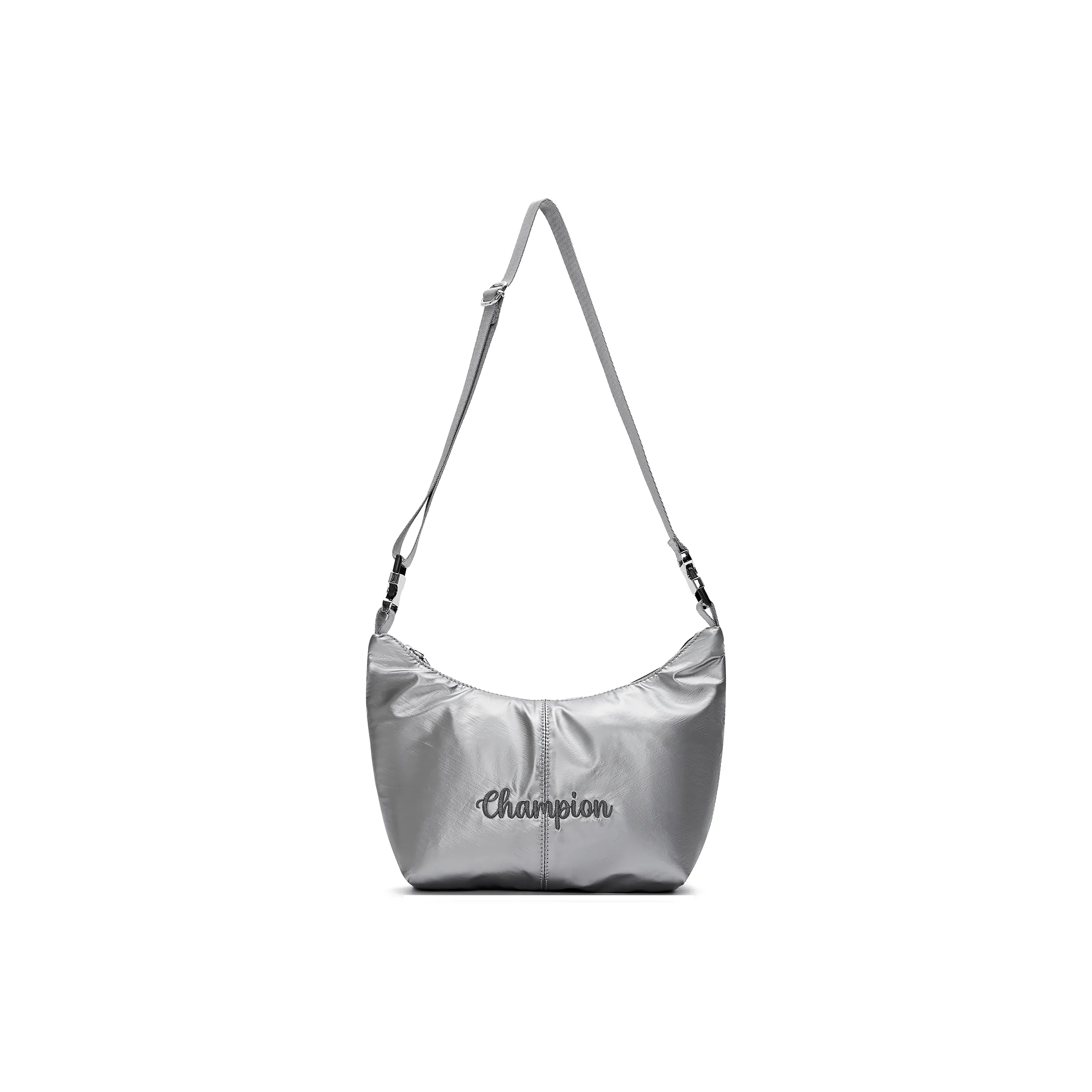 Champion Fabric Backpack Shoulder Bag Regular Unisex Silver/Medium Gray/Black/Light Blue