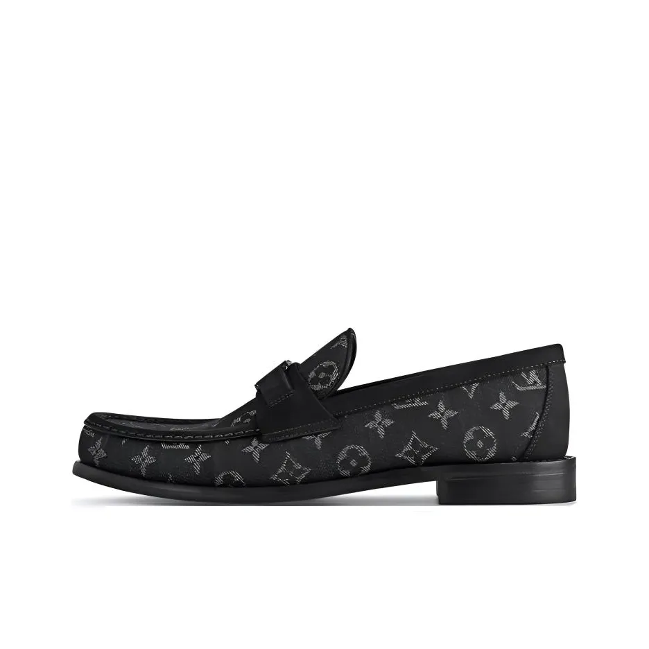 LOUIS VUITTON Major Loafers Men's Black