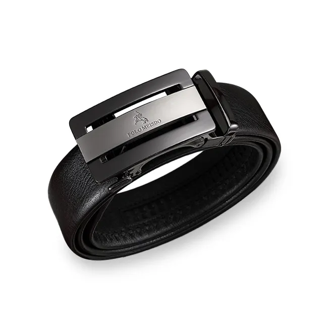 POLOMEISDO Ремень из натуральной коровьей кожи модный мужской с металлическим ремнем модные брюки ширина 3,5 см серебряный