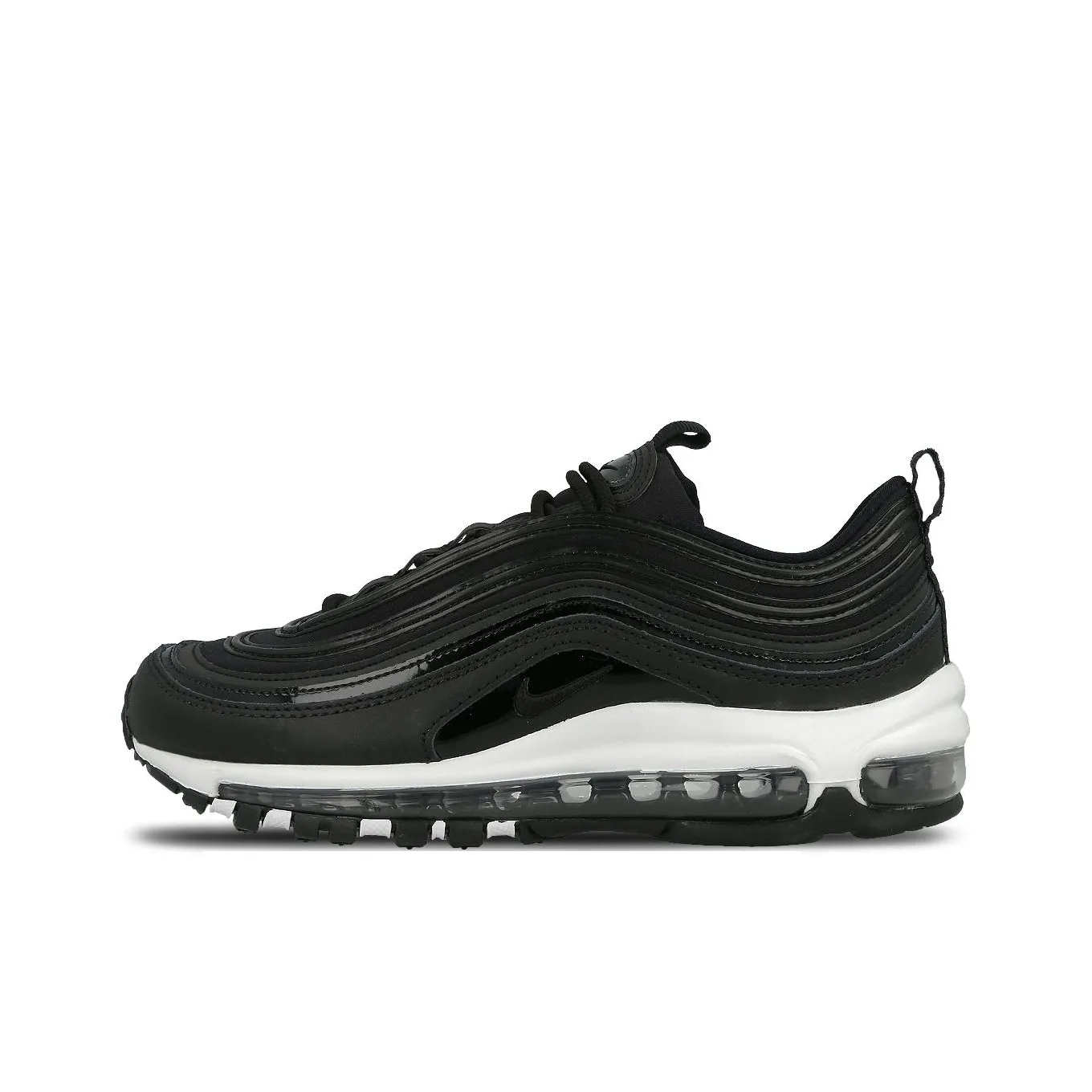 Nike Air Max 97 Low Беговые кроссовки Топ для женщин Черный Белый