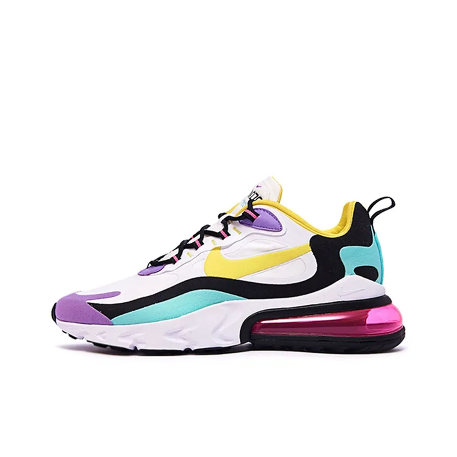 Nike Air Max 270 Low Топ Air Cushion Повседневные Беговые Кроссовки Мужские Ярко-фиолетовые