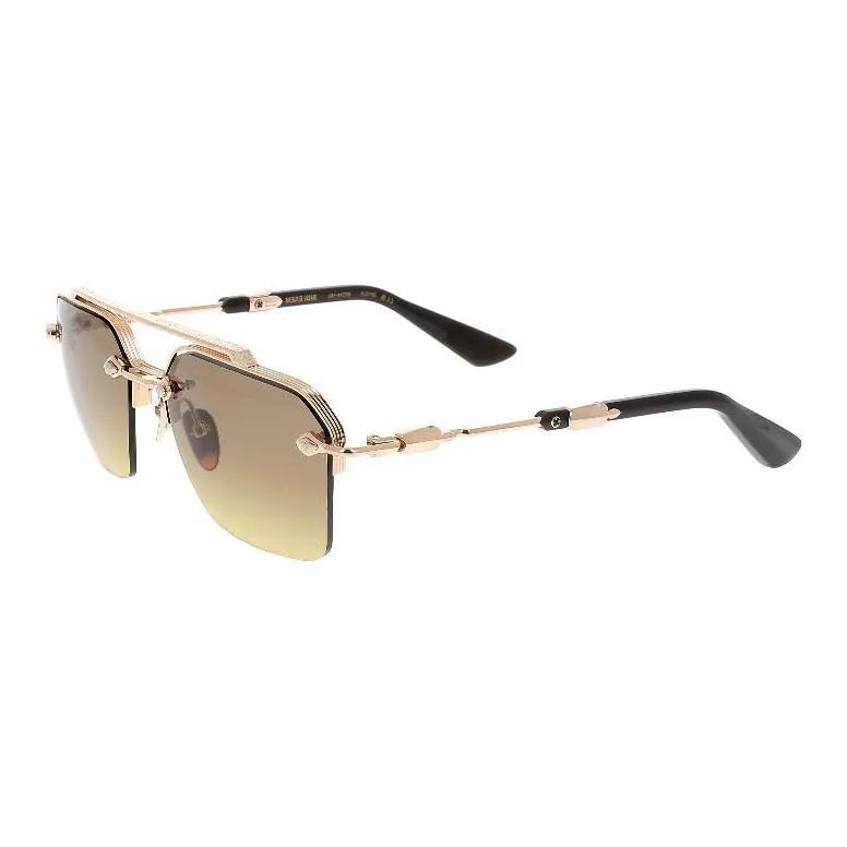 Chrome Hearts Subject To Official Website Aviator Sunglasses Men's Gold