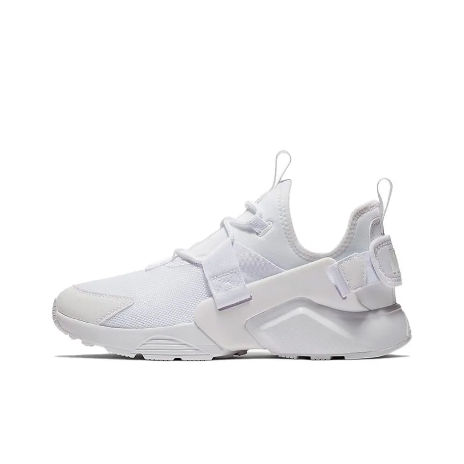 Nike Air Huarache Амортизация Легкий Низкий Топ Повседневные Беговые Кроссовки Женские Чисто Белый