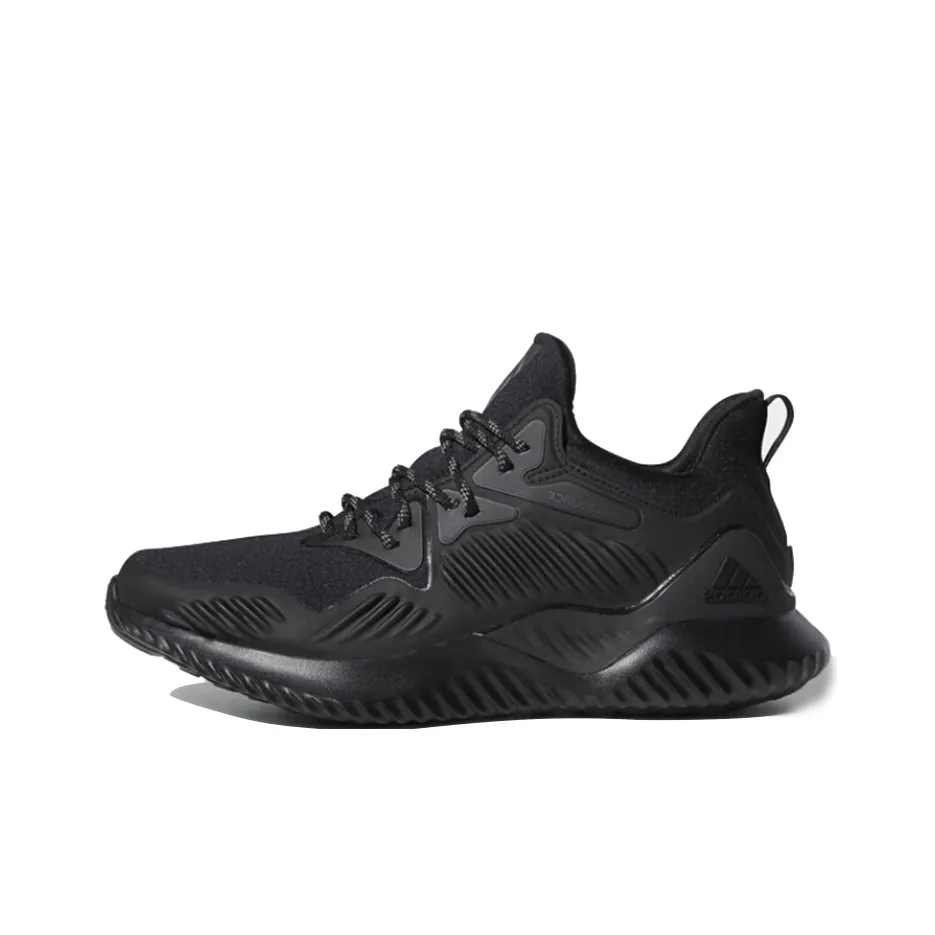 Adidas AlphaBounce Beyond Slip-Resistant Abrasion-Resistant Lightweight MID Top Casual Running Shoes Unisex Black Adidas AlphaBounce Beyond Противоскользящий Устойчивый к истиранию Легкий MID Топ Повседневные Беговые Кроссовки Унисекс Черный