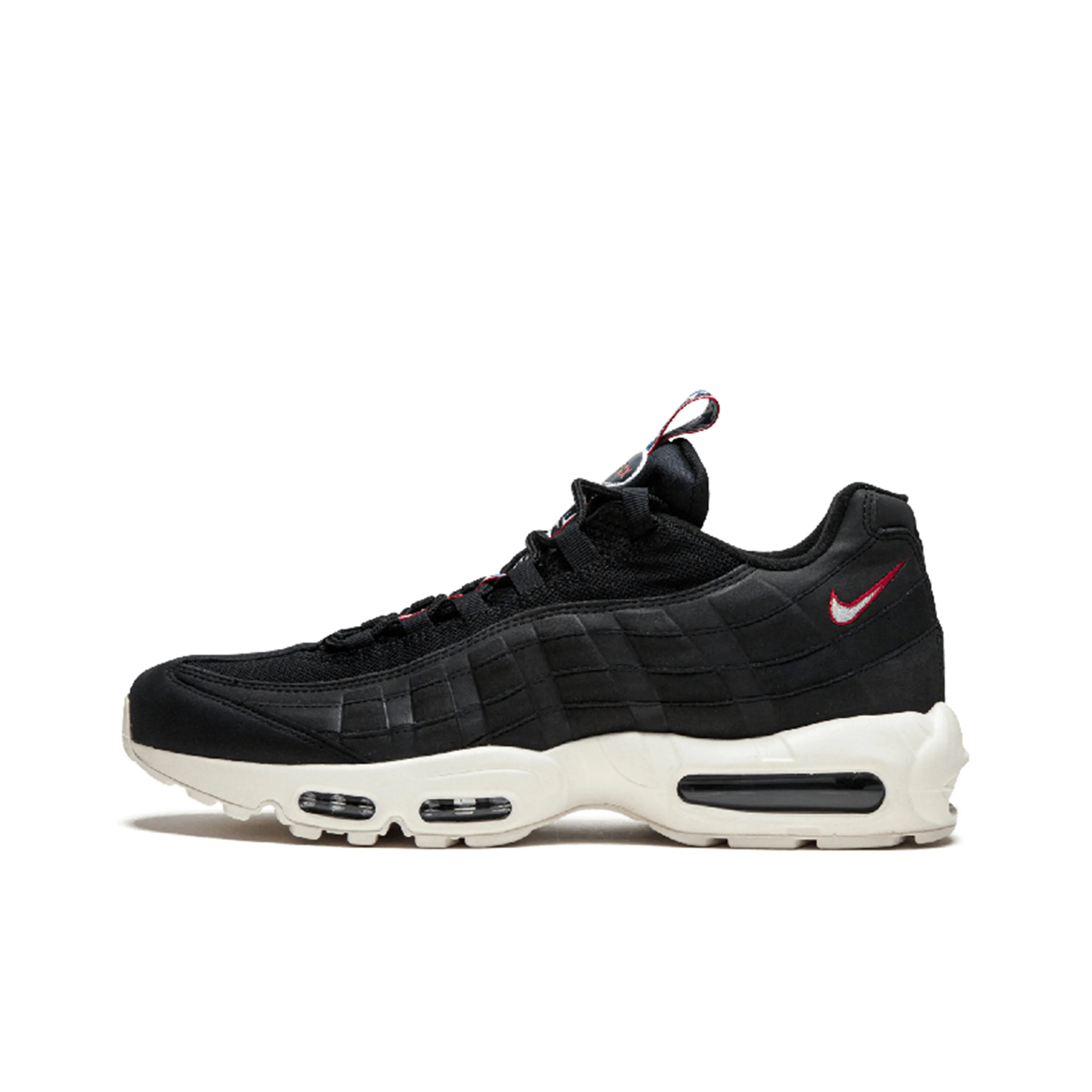 Nike Air Max 95 Low Топ Повседневные Беговые Кроссовки Унисекс Черные