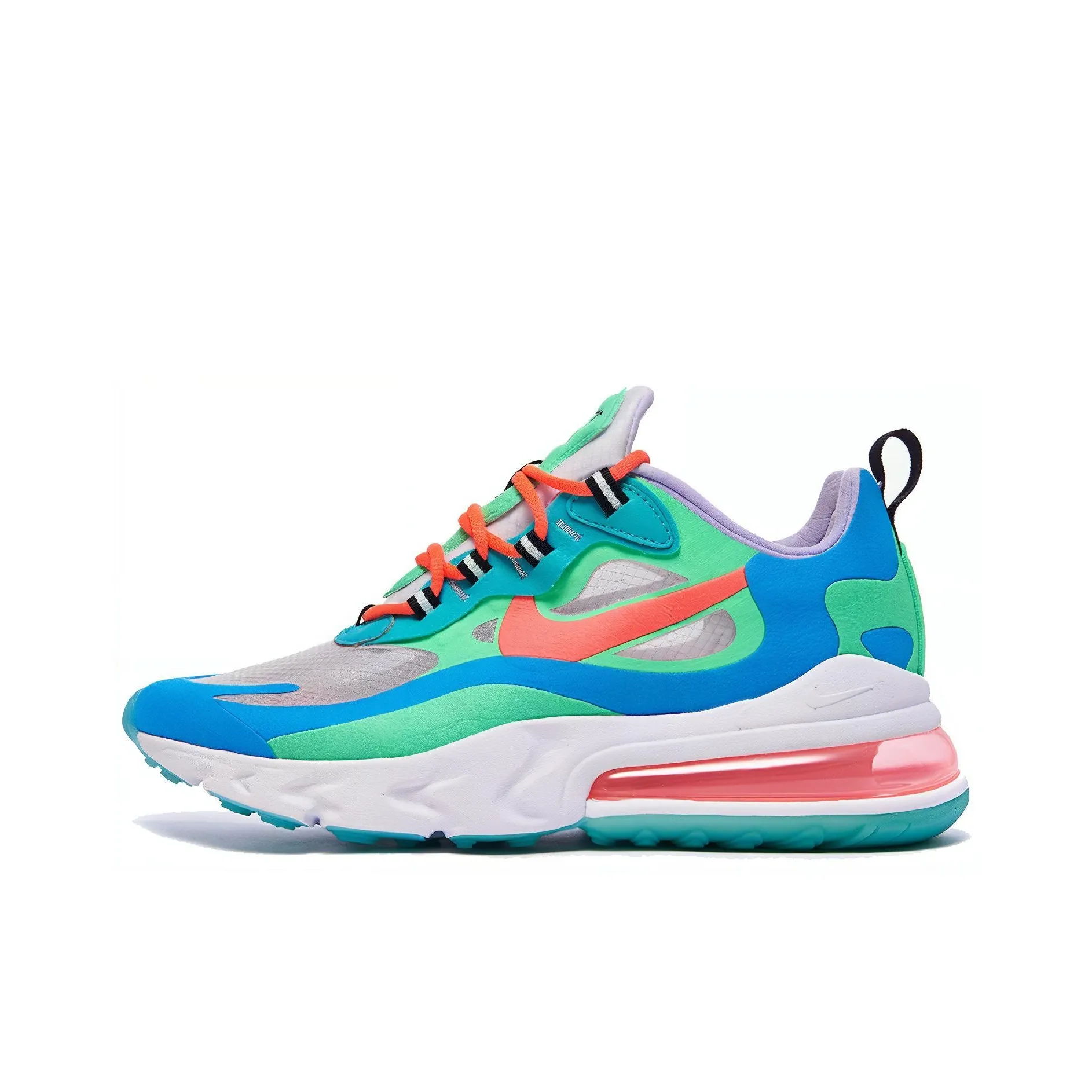 Nike Air Max 270 Low Топ Air Cushion Тренировочные Беговые Кроссовки Женские Синие Зеленые